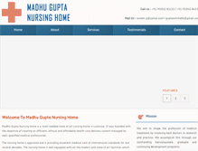 Tablet Screenshot of madhuguptanursinghome.org